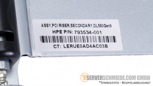 HP DL560 Gen9 Secondary Riser Cage 793534-001