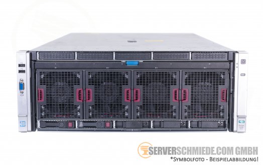 HP DL580 G9 Gen9 19" 4U 5x 2,5" SFF 4x Intel XEON E7-4800 v3 v4  DDR4 ECC 4x PSU vmware Hyper-V Server -CTO-