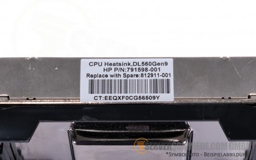 HP DL560 Gen9  Heatsink CPU Kühler 791598-001