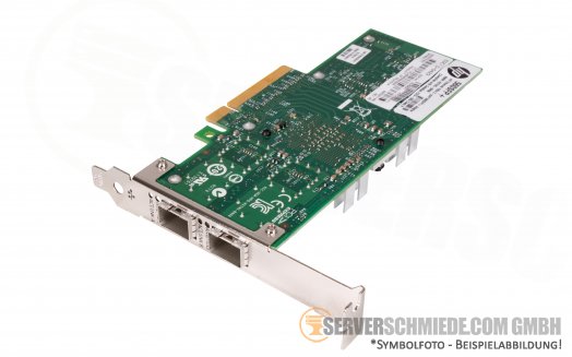 HP 560SFP+ 2x 10GbE Dual Port SFP+ Network LAN Ethernet PCIe Controller Intel X520-DA2 665249-B21