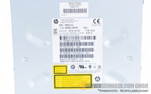 HP DVD ROM optical drive SATA Laufwerk 624591-001