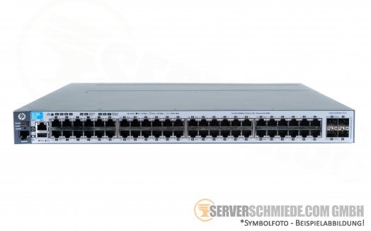 HP E3800 3800-48G-4SFP+ 10G 48x 1GbE RJ-45 copper + 4x 10GbE SFP+ Ethernet Network Gigabit Switch J9576A