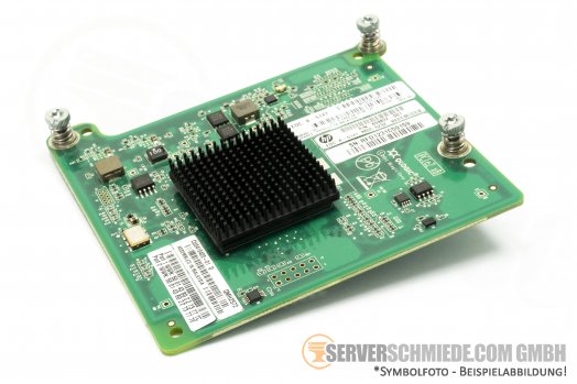 HP QLogic QMH2572 2x 8Gb FC Dual Port 8 Gigabit FibreChannel Mezzanine Card Controller 651281-B21