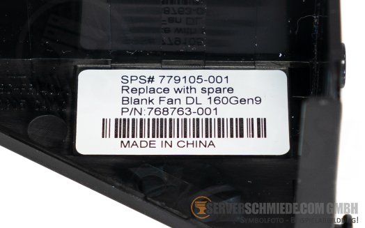 HP Fan Blank Filler Gehäuselüfter DL160 Gen9 DL365 Gen11 768763-001