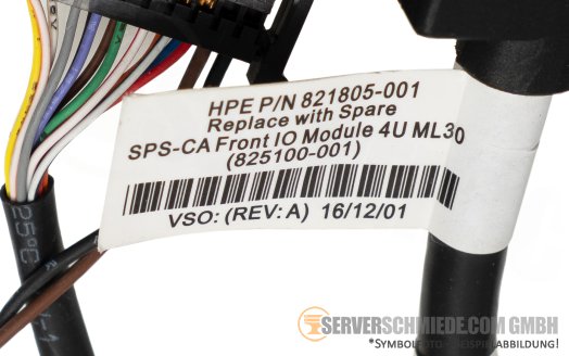 HP Front I/O Modul 4x USB 3.0 ML30 G9 Gen9 821805-001