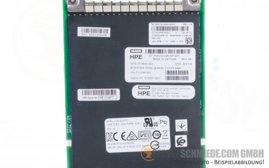 HP Broadcom BCM57416 2x 10GbE RJ-45 copper OCP3 Network LAN Ethernet Controller Gen11 Gen10 Plus P10097-B21 +NEW+