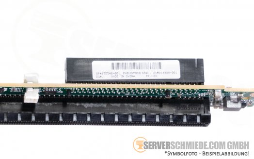 HP DL360 Gen10 Primary Riser GPU 2x NVMe SFF-8654 1x PCIe x16 1x PCIe x8 864488-001