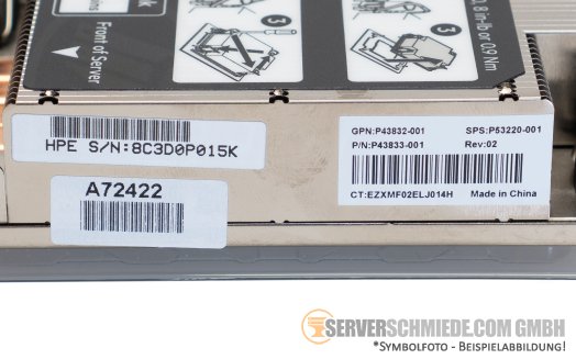 HP High Performance Heatsink CPU Kühler 1U max. 270W TDP DL320 DL360 Gen11 P48905-B21 +NEW+