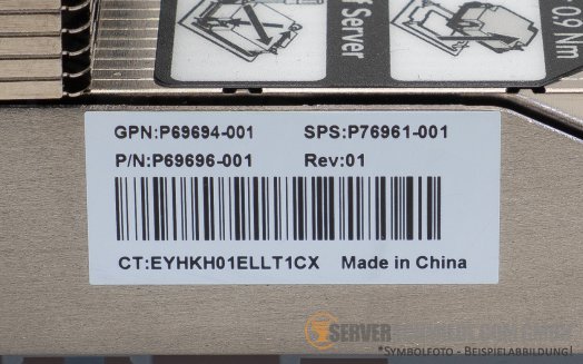 HP High Performance Heatsink CPU Kühler 2U max. 350W TDP DL380 Gen12 P69696-001 +NEW+