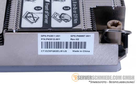 HP High Performance Heatsink CPU Kühler 2U T-Type 150W to 350W DL380 Gen11 DL560 Gen11 P48818-B21 +NEW+