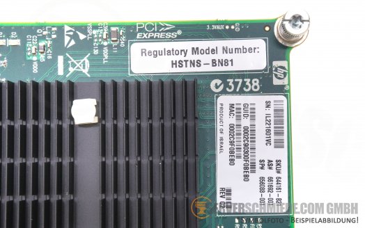 HP 544M IB EN Ethernet InfiniBand 2x 10GbE 40Gb IB QDR Blade Adapter meazzanine 644161-B21