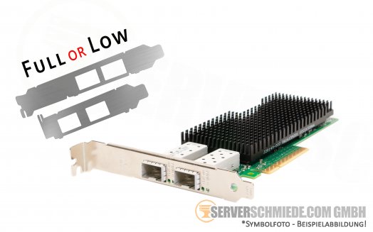 HP Intel 661SFP28 XXV710-DA2 2x 25/10GbE SFP28 PCIe x8 Optical Converged Ethernet Controller SR-IOV 870825-B21 