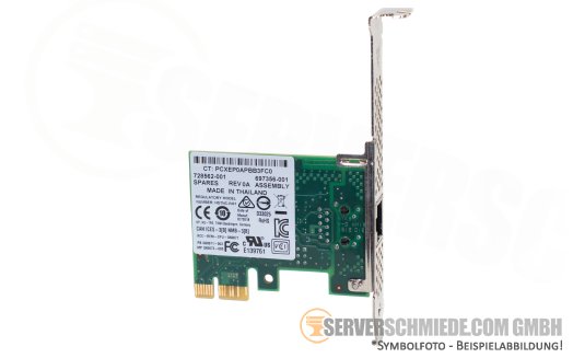 HP Intel i210-T1 1x 1 Gb RJ-45 PCIe x1 Controller Ethernet Netzwerk 728562-001