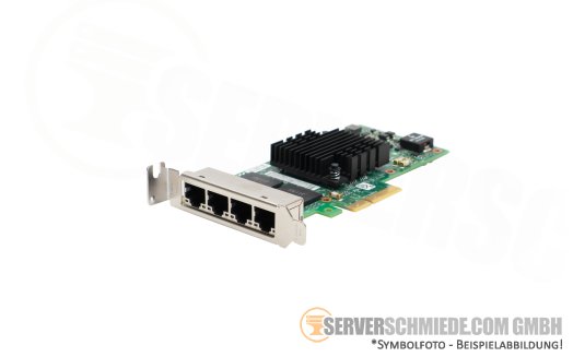 HP Intel i350-T4 4x 1 Gb RJ-45 PCIe x4 Controller Ethernet Netzwerk P21108-001