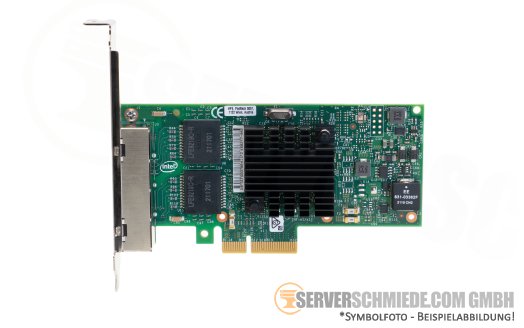 HP Intel i350-T4 4x 1 Gb RJ-45 PCIe x4 Controller Ethernet Netzwerk P21108-001