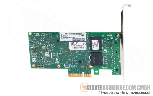 HP Intel i350-T4 4x 1 Gb RJ-45 PCIe x4 Controller Ethernet Netzwerk P21108-001