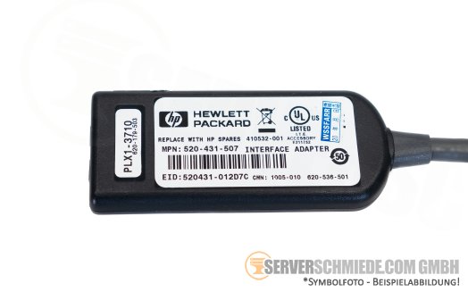 HP KVM Virtual Media Interface Adapter USB 2.0 VGA Console Kabel AF603A 410532-001