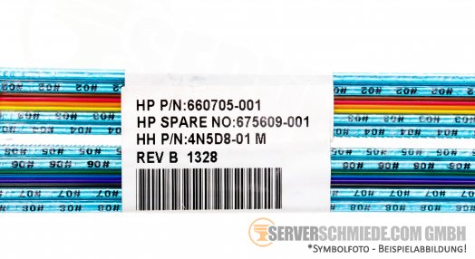 HP SAS Cable 2x SFF-8087 gerade 2x SFF-8087 Winkel 660705-001 675609-001