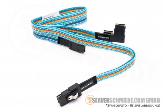 HP SAS Cable 2x SFF-8087 gerade 2x SFF-8087 Winkel 660705-001 675609-001