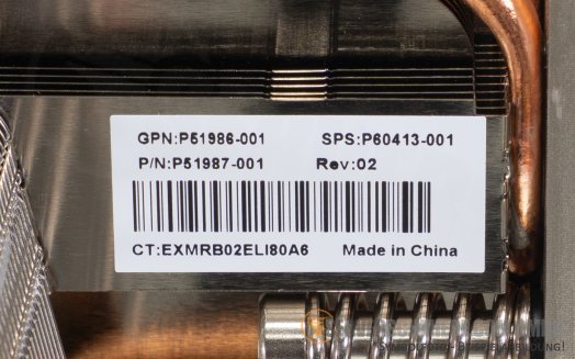 HP Max Performance Heatsink CPU Kühler 2U 300W to 400W DL385 Gen11 P58460-B21 +NEW+