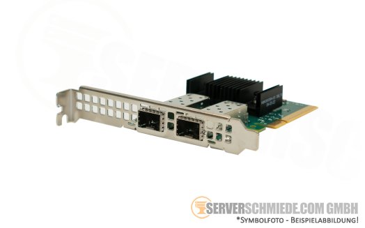 HP Mellanox P42044-B21 MCX631102 2x 10/25GbE SFP28 PCIe x8 4.0 Ethernet Network Controller ConnectX-6 RoCE RDMA +NEW+