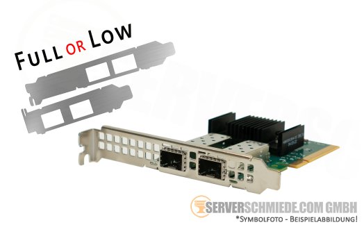 HP Mellanox P42044-B21 MCX631102 2x 10/25GbE SFP28 PCIe x8 4.0 Ethernet Network Controller ConnectX-6 RoCE RDMA +NEW+