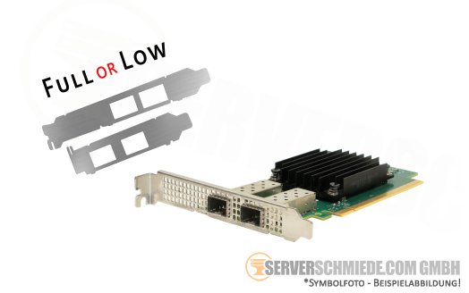 HP Mellanox 2x 10/25Gb SFP28 Network Controller PCIe x16 MCX512F-ACHT ConnectX-5 RDMA RoCE nvidia (vmware 8 server 2025) P13188-B21