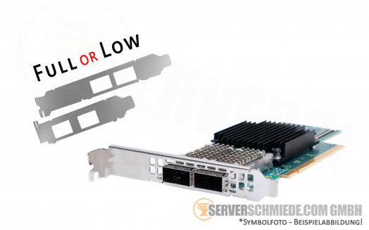 HP Mellanox 940QSFP56 CX653 2x 100GbE Network Controller PCIe x16 ConnectX-6  MCX653106A-ECAT P06251-B21