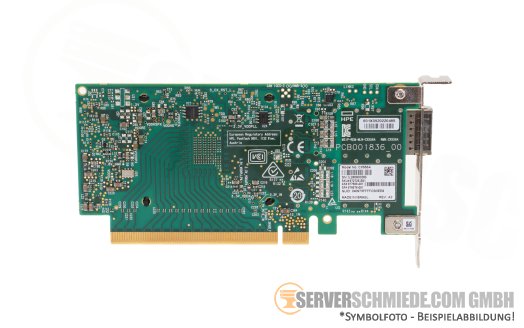 HP Mellanox ConnectX-5 CX555A 1x 100Gb QSFP28 Infiniband Network Controller PCIe 3.0 x16 872725-B21