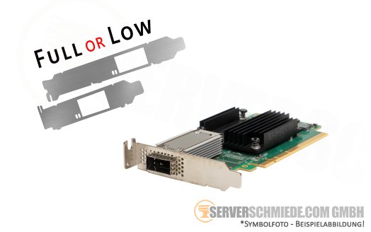 HP Mellanox ConnectX-5 CX555A 1x 100Gb QSFP28 Infiniband Network Controller PCIe 3.0 x16 872725-B21