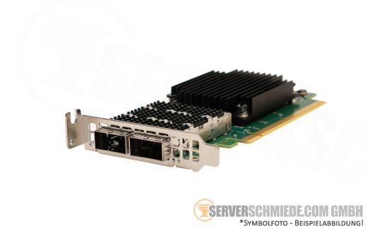 HP Mellanox CX623106A 2x 100Gb QSFP56 LAN Network Controller PCIe 4.0 x16 ConnectX-6 P25960-B21