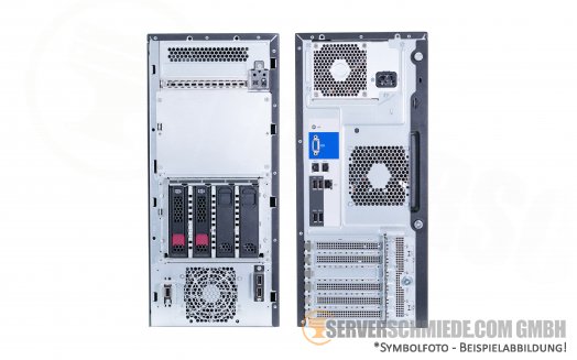 HP ML110 Gen10 G10 Tower Server 4x 3,5" LFF 1x Intel XEON Scalable LGA3647 DDR4 ECC PSU Raid - Windows Server 2022 vmware 7