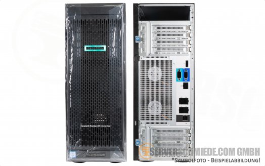 HP ML350 Gen10 Tower chassis Gehäuse within front bezels, air waffle, FANs, covers, feet- no Mainboard +NEW+