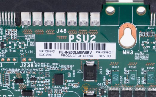 HP ML350 Gen9 2-Slot GPU PSU PDU Backplane PowerBoard Assembly 780968-001