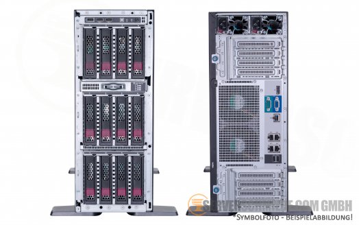 HP ML350 Gen10 G10 Tower Server 12x 3,5" LFF 2x Intel XEON Scalable LGA3647 DDR4 ECC PSU Raid - Windows Server 2022 vmware 7