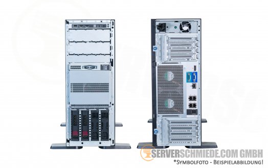 HP ML350 Gen10 G10 Tower Server 4x 3,5" LFF12G SAS 2x Intel XEON Scalable LGA3647 DDR4 ECC Raid 2x PSU  - Windows Server 2022 vmware 8