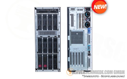 HP ML350 Gen11 Tower Server 12x 3,5" LFF SAS 2x Intel XEON Scalable LGA4677 DDR5 ECC PSU Raid +NEW+