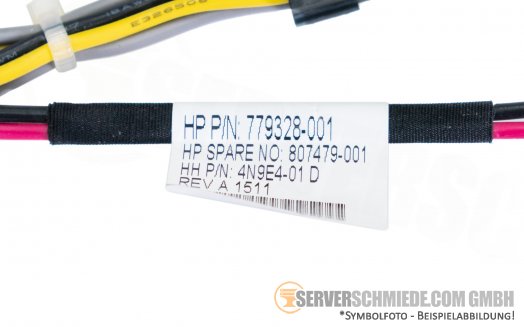HP ML350 Gen8 NVMe backplane Power Cable 779328-001 for 6x U.2 SFF NVMe Enablement Kit 774741-B21