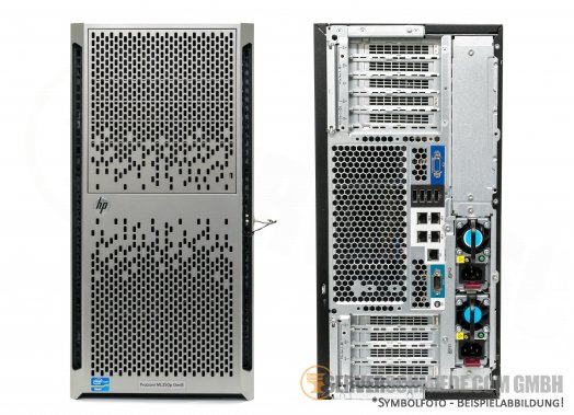 HP ML350p Gen8 Tower Server 16x 2,5