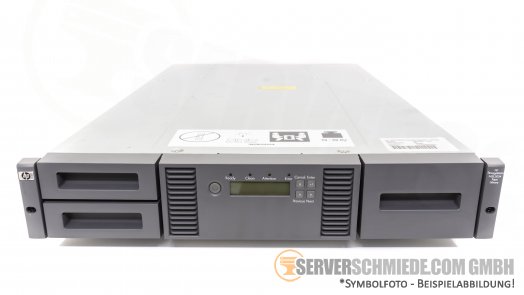 HP MSL2024 19" 2U 24-bay Tape Library Bandlaufwerk Bibliothek LTO-4 5 6 7* 8* Sicherung  Backup