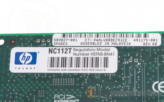 HP NC112T Netzwerkcontroller 1G single Port  1x RJ-45 Full Profile HSTNS-BN41 491175-001