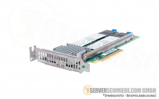 HP NS204i-p PCIe x8 NVMe 2x 480GB M.2 Controller DL360 DL380 DL560 DL580 ML350 ML110 Gen10 +NEW+