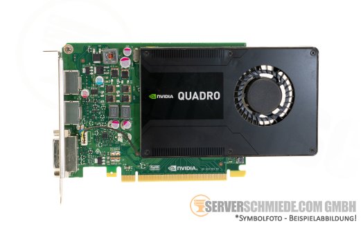 HP Nvidia Quadro K2200 4GB PCIe x16 CAD VDI Graphics Card 1x DVI 2x DP Display Port Grafikkarte