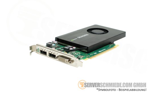 HP Nvidia Quadro K2200 4GB PCIe x16 CAD VDI Graphics Card 1x DVI 2x DP Display Port Grafikkarte