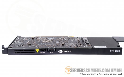 HP nVidia Quadro RTX 4000 RTX4000 8GB GDDR6 High-End CAD Server Workstation Grafikkarte GPU 3x DP P11091-001