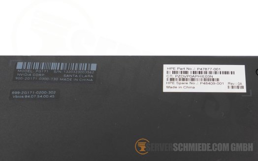 HP nVidia Tesla A16 64GB GDDR6 Computing Grafikkarte 4x GPU PCIe x16 4.0 P48409-001