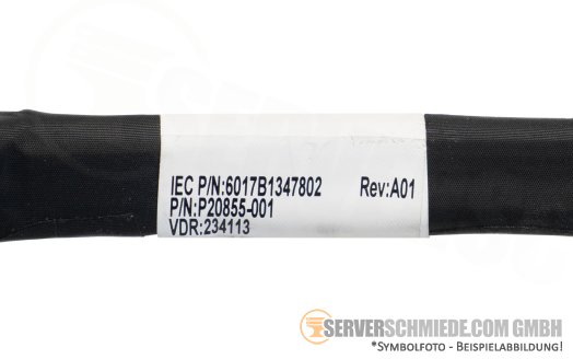 HP NVMe Kabel cable 2x SFF-8654 8i gerade to 2x SFF-8654 8i gerade DL360 DL365 Gen10 Plus P20855-001