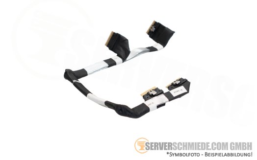 HP NVMe Kabel cable 2x SFF-8654 8i gerade to 2x SFF-8654 8i gerade DL360 DL365 Gen10 Plus P20855-001
