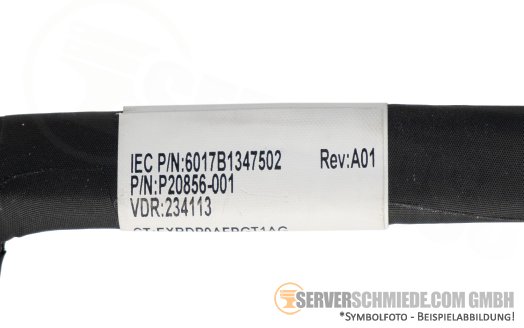 HP NVMe Kabel cable 2x SFF-8654 8i gerade to 2x SFF-8654 8i gerade DL360 DL365 Gen10 Plus P20856-001