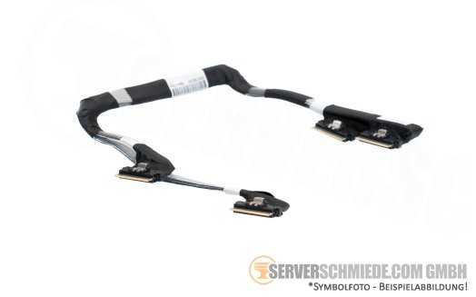 HP NVMe Kabel cable 2x SFF-8654 8i gerade to 2x SFF-8654 8i gerade DL360 DL365 Gen10 Plus P20856-001